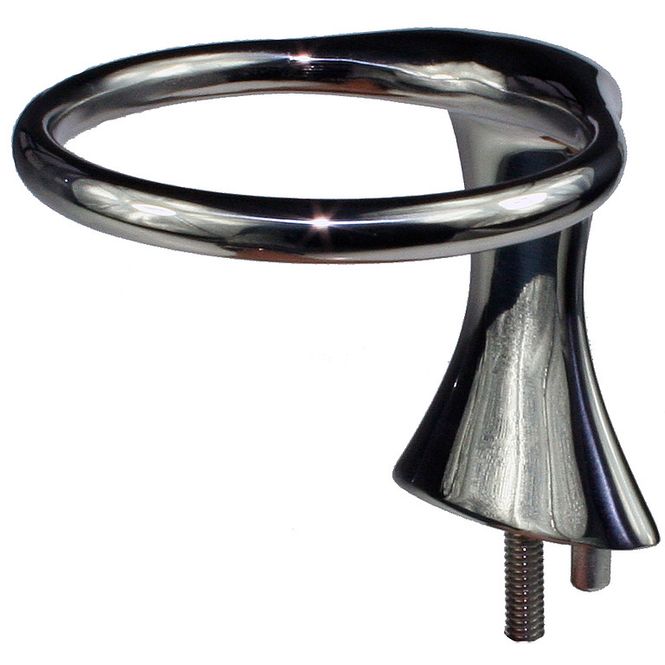 Hovedbilde Glass/Flaske koppholder 316, Enkel boltmontert