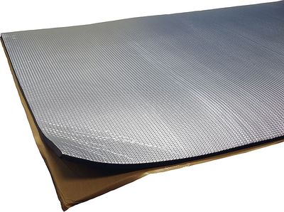 MarineSilent isolasjonsplate m/kleb+alu, 1,2 x 0,8 m
