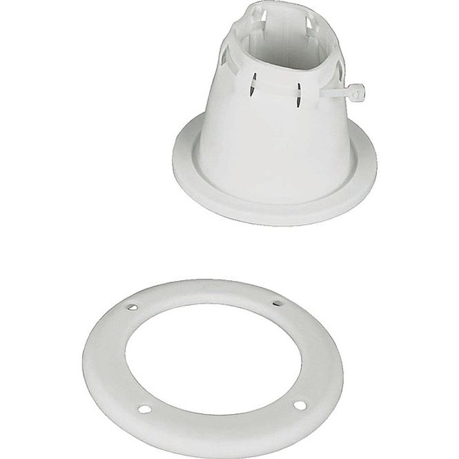 Hovedbilde Kabelgjennomføring m/strips hvit 105 mm