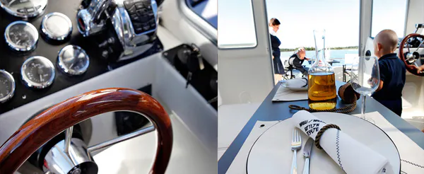 Hovedbilde Uflex Ratt Rustfritt V62 med mahogny