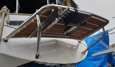 Badeplattform 316/teak B109 x D60cm