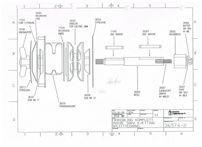 Hovedbilde Splittegning 500W Inside kjetting std.side