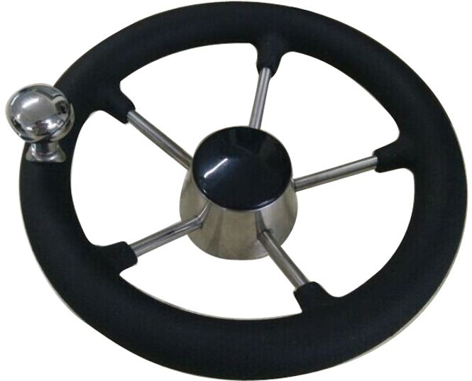 Hovedbilde 1852 Ratt med spiler og softgrip  280mm