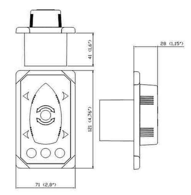 Hovedbilde Sleipner Docking panel 12/24V