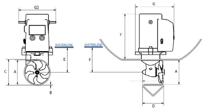 Hovedbilde Sleipner brakett til QL BP300/450/132 mm til SE30/40/125 mm