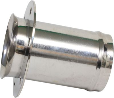 Eksosgjennomføring rett  76 mm