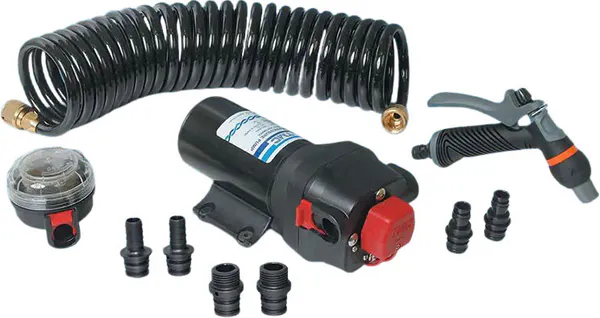 Hovedbilde   TMC Spylepumpekit 12V - 2,75bar/16,3 L/m