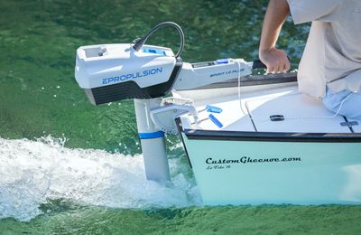  ePropulsion Spirit 1.0 Plus elektrisk båtmotor 3 HK Lang Stamme