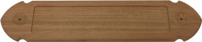 Hovedbilde Roca Navneskilt Teak 510x110x11mm