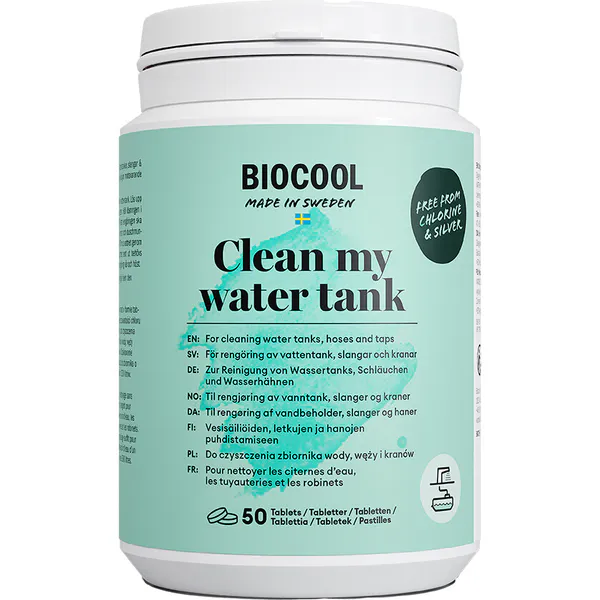 Hovedbilde Biocool Clean my water tank 50 tabletter