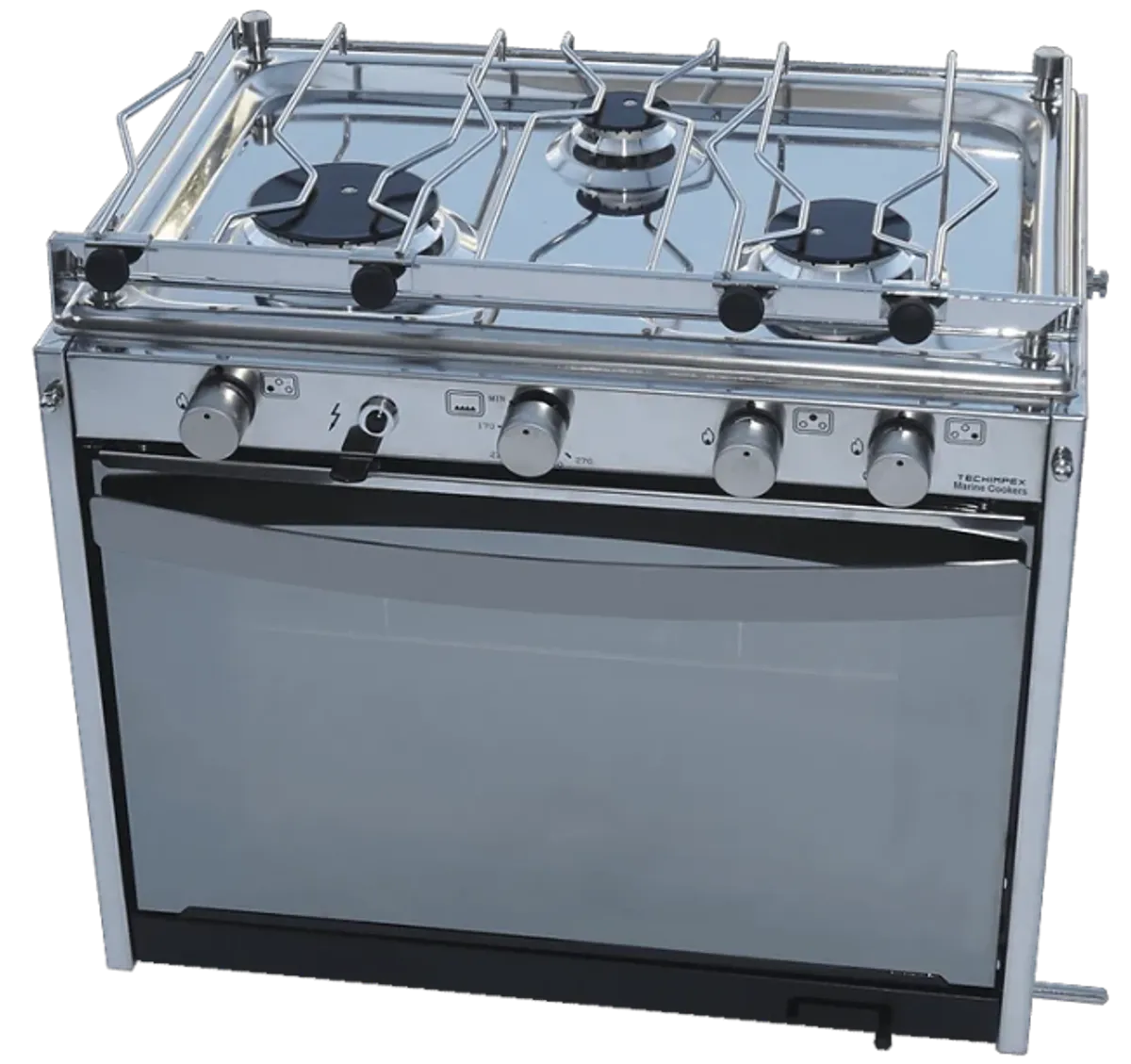 Techimpex Komfyr Mariner 3-bluss og grill