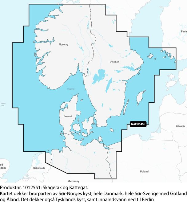 Hovedbilde Navionics+ Large Kartbrikke til kartplotter