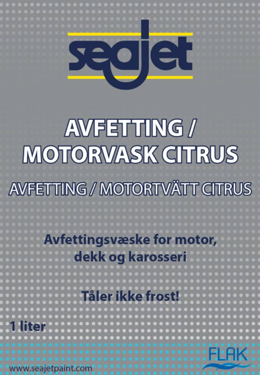 Seajet Motorvask m/citrus 1 l