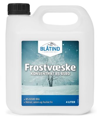 Blåtind Frostvæske kons BS6580 blå 4 l