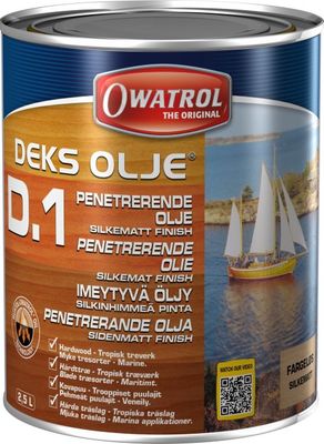 Owatrol Deks Olje D1 matt 2,5L