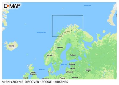 C-Map Discover elektronisk kartbrikke