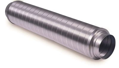 Lyddemper for Varmluft 100mm Slange Aluminium