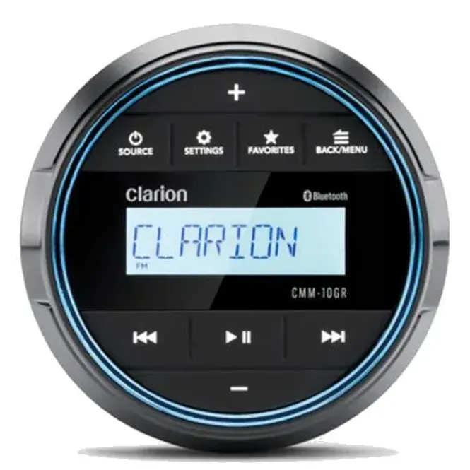 Hovedbilde Clarion CMm-10Gr Marine Radio Bluetooth USB, FM IP66