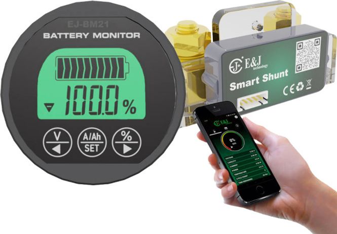 Hovedbilde Batterimonitor Smart med LCD-display