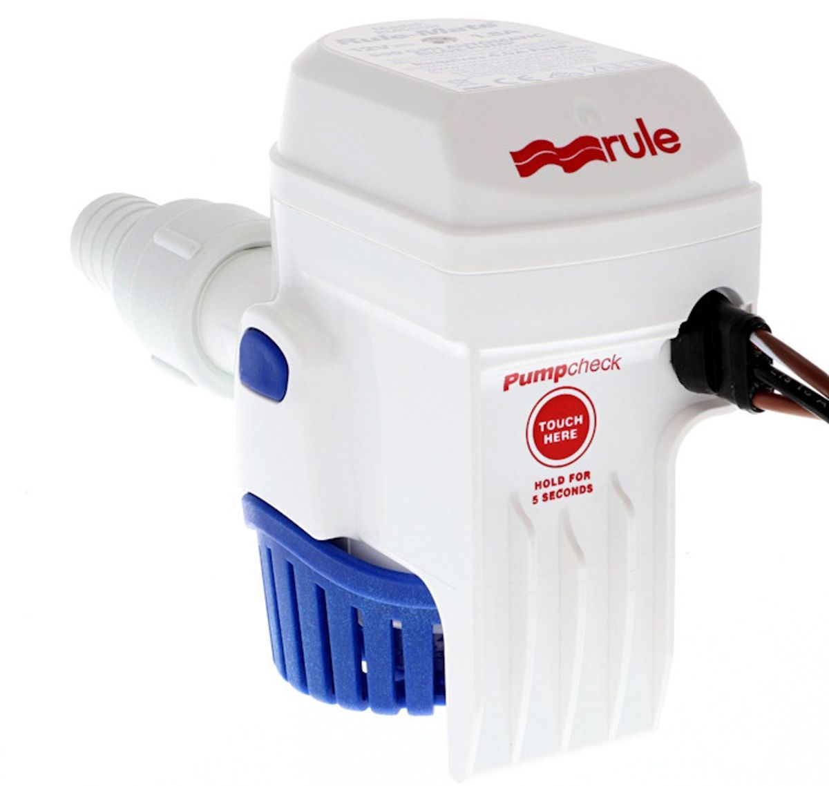 Rule Lensepumpe automatisk 500GPH 24 Volt
