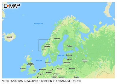 C-Map Discover elektronisk kartbrikke